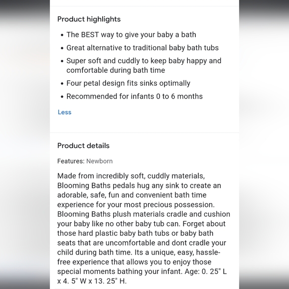 Blooming Baby Bath - Picture 2 of 5